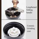 Mini Manual Coffee Grinder - Acrylic Hand Grinder with Adjustable Ceramic Burr