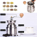 Manual Coffee Grinder - Durable Stainless Burr Mill for Coffee & Spices