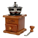 Wooden Hand Coffee Grinder - Manual Roller Mill with Ceramic Burrs