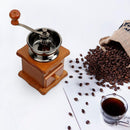 Wooden Hand Coffee Grinder - Manual Roller Mill with Ceramic Burrs