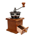 Wooden Hand Coffee Grinder - Manual Roller Mill with Ceramic Burrs