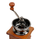 Wooden Hand Coffee Grinder - Manual Roller Mill with Ceramic Burrs