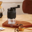 Hand-Crank Coffee Grinder - Small Manual Bean Grinder with Vintage Design