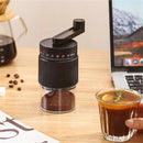 Hand-Crank Coffee Grinder - Small Manual Bean Grinder with Vintage Design