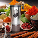 Manual Coffee Grinder - Foldable Hand Crank, Stainless Steel, Adjustable, Portable