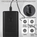 Portable Electric Coffee Grinder - USB Rechargeable, Adjustable Grind, 1300mAh Battery
