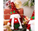 Christmas Plush Doll Window Dressing Ornament for Festival-Red Berries