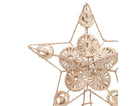 Xmas Tree Top Glitter Star-Rose Gold
