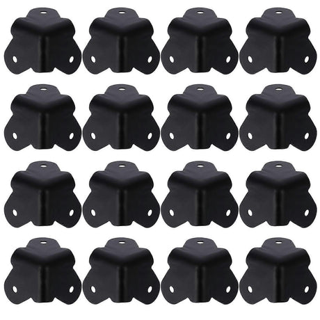 16pcs Metal Speaker Corner Protectors - Rounded Cabinet Box Edge Guards
