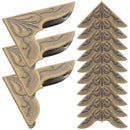 30pcs Retro Metal Book Corner Protectors - Decorative Page Guards for Albums & Journals
