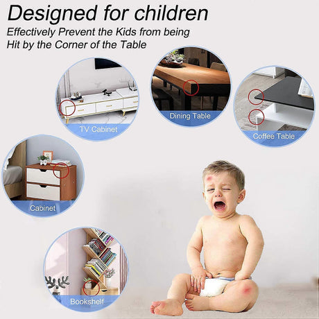 20pcs Babies Corner Guards - Babies security Furniture Corner Protectors for Table and Desk