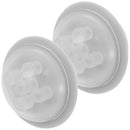 2pcs Rubber Table Corner Protectors - Grey Babies Proofing Guards for Furniture Corners