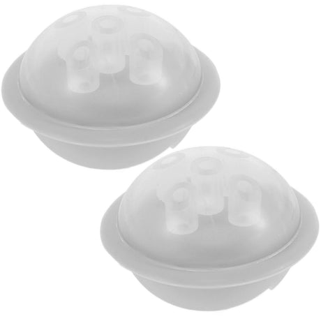 2pcs Rubber Table Corner Protectors - Grey Babies Proofing Guards for Furniture Corners