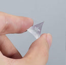 100pcs Triangle Clear Anti-Dust Corner Protectors - Decorative Edge Guards for Drawers