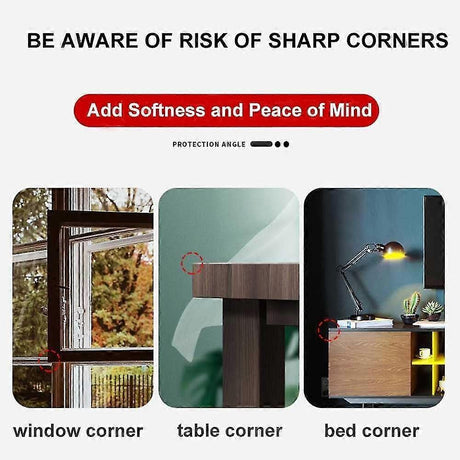 10pcs Table Corner Protectors - PVC Babies Proofing Guards for Furniture Edge Protection