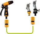 10pcs Garden Hose Nozzles & Quick Connectors - Plastic Garden Hose Spray Fittings Kit