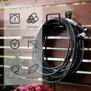 Heavy Duty Garden Hose Holder - Wall Mount Metal Hose Hook with Screws for Hose