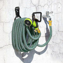 Heavy Duty Garden Hose Holder - Wall Mount Metal Hose Hook with Screws for Hose