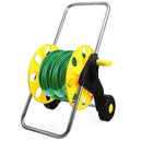Hose Reel Cart with Wheels - Garden Hose Storage Cart with Handle and Hose Guide