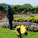 Hose Reel Cart with Wheels - Garden Hose Storage Cart with Handle and Hose Guide