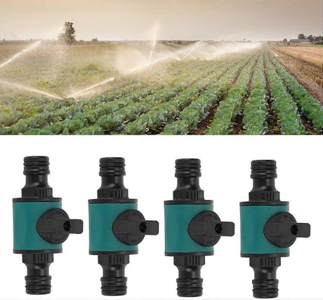 4pcs Garden Hose Connectors - Repair Fittings for Water Hose Ends