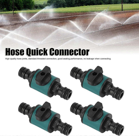 4pcs Garden Hose Connectors - Repair Fittings for Water Hose Ends