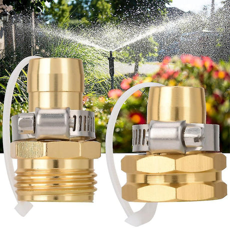 Garden Hose Quick Connect Set - Water Hose Fittings for Fast Attachment