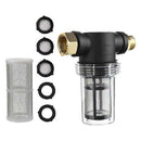 Garden Hose Sediment Filter - Water Filter for Pressure Washer Garden Hose Inlet