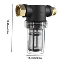 Garden Hose Sediment Filter - Water Filter for Pressure Washer Garden Hose Inlet