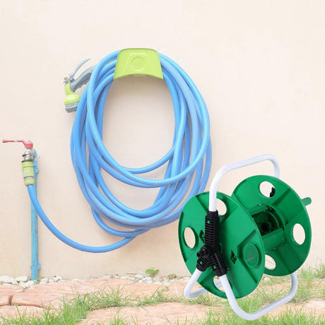 Heavy Duty Hose Reel Cart - Multifunction Garden Hose Organizer with Wheels