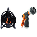 Garden Hose Spray Nozzle - Hose Nozzle with Storage Cart for Outdoor Use