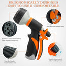 Garden Hose Spray Nozzle - Hose Nozzle with Storage Cart for Outdoor Use