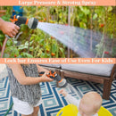 Garden Hose Spray Nozzle - Hose Nozzle with Storage Cart for Outdoor Use