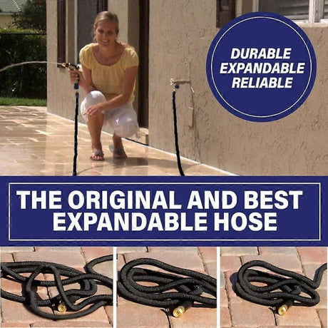 25ft Garden Hose - Lightweight Flexible Water Hose 5m-15m Range