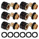 3/4 Inch Garden Hose Quick Connect - Universal Brass Fitting for Fast Hose Connection