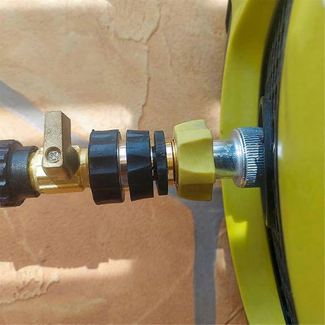 3/4 Inch Garden Hose Quick Connect - Universal Brass Fitting for Fast Hose Connection