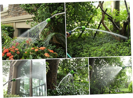 High Pressure Garden Hose Sprayer - Adjustable Water Nozzle for Lawn & Garden