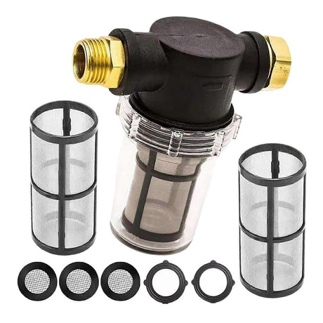 Garden Hose Filter - Pressure Washer Inlet Filter for Water Purification