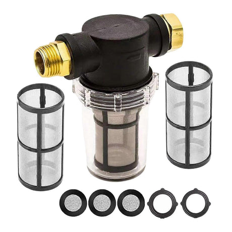 Garden Hose Filter - Pressure Washer Inlet Filter for Water Purification