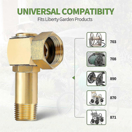 Universal Garden Hose Adapter - Connector for Faucets, Taps, or Hose Splitters