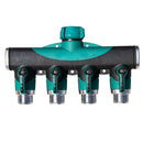 Water Hose Splitter - 2-Way Hose Manifold with Leak-Proof Connector Valves