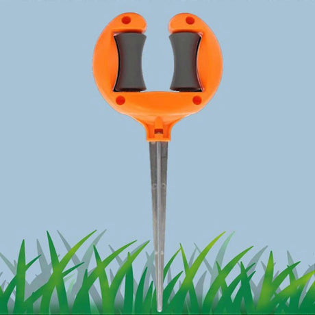 Garden Hose Guide Stakes - Metal Spiked Stakes to Prevent Hose Damage, Decorative Design