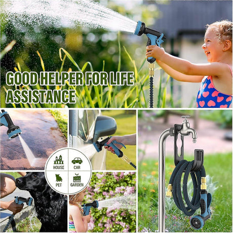 7.5m Garden Hose - Flexible Water Hose for Outdoor Garden Lawn Use