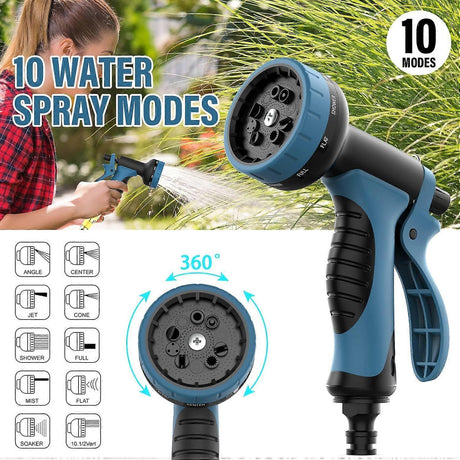 7.5m Garden Hose - Flexible Water Hose for Outdoor Garden Lawn Use