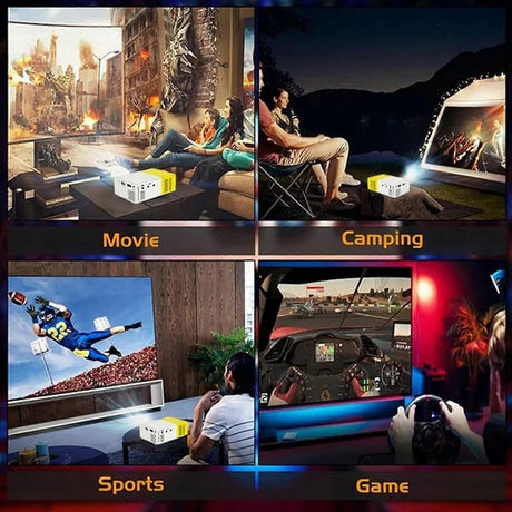 Mini Projector - LED Portable Projector for Home opera and Video Playback