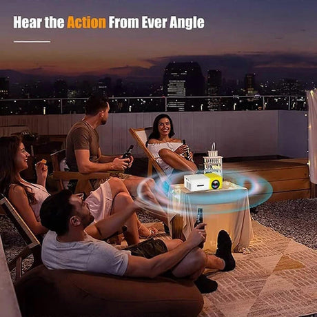 Mini Projector - LED Portable Projector for Home opera and Video Playback