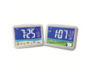 LCD Big Color Screen Home Office Temperature Display Monitor Digital Alarm Clock - Grassland Pattern