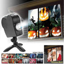 Christmas Halloween LED Window Projector - Seasonal Decorative Light Projector