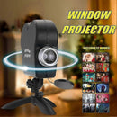 Christmas Halloween LED Window Projector - Seasonal Decorative Light Projector