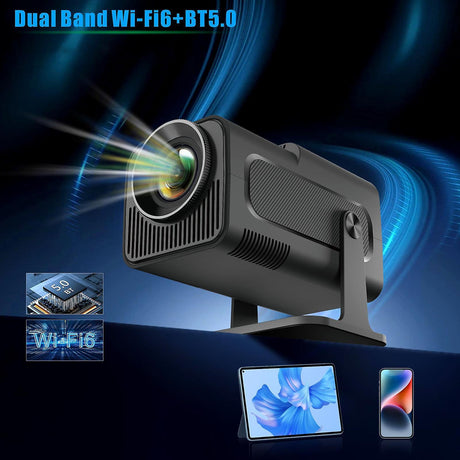 Flexible Angle Portable Projector - Mini Projector for Phone, Outdoor Movies
